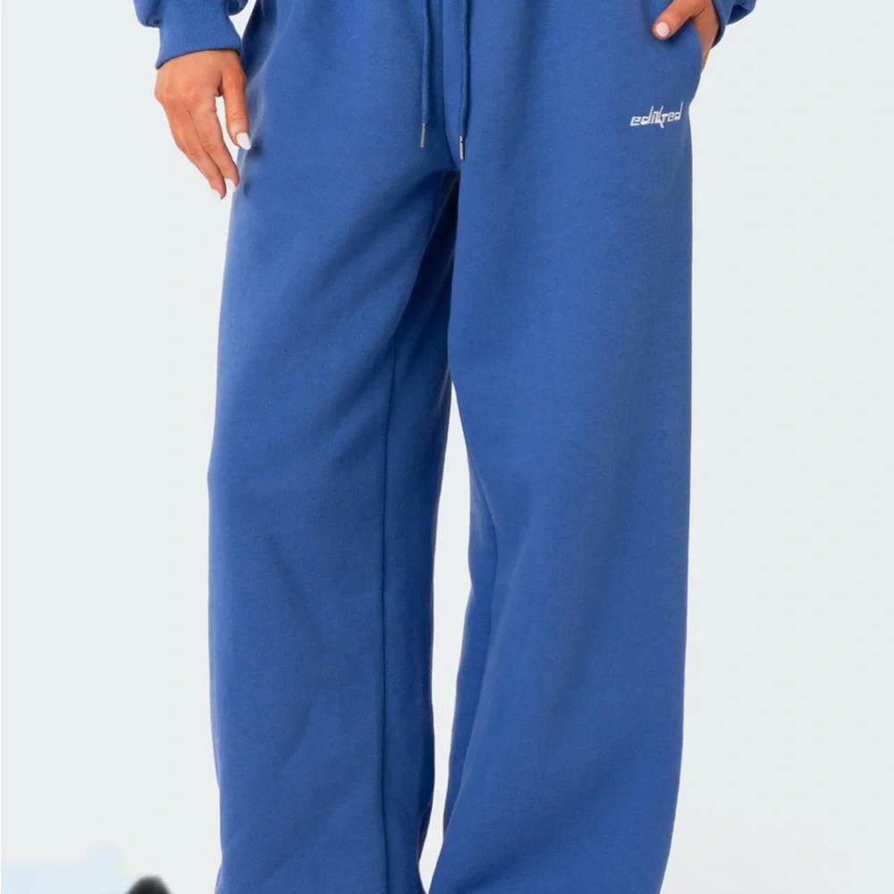 Edikted Brenna Low Rise Wide Sweatpants XS New - Picture 3 of 9